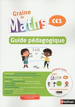 Paperback Graine de Maths - Guide pédagogique CE 2 + CD 2017 [French] Book