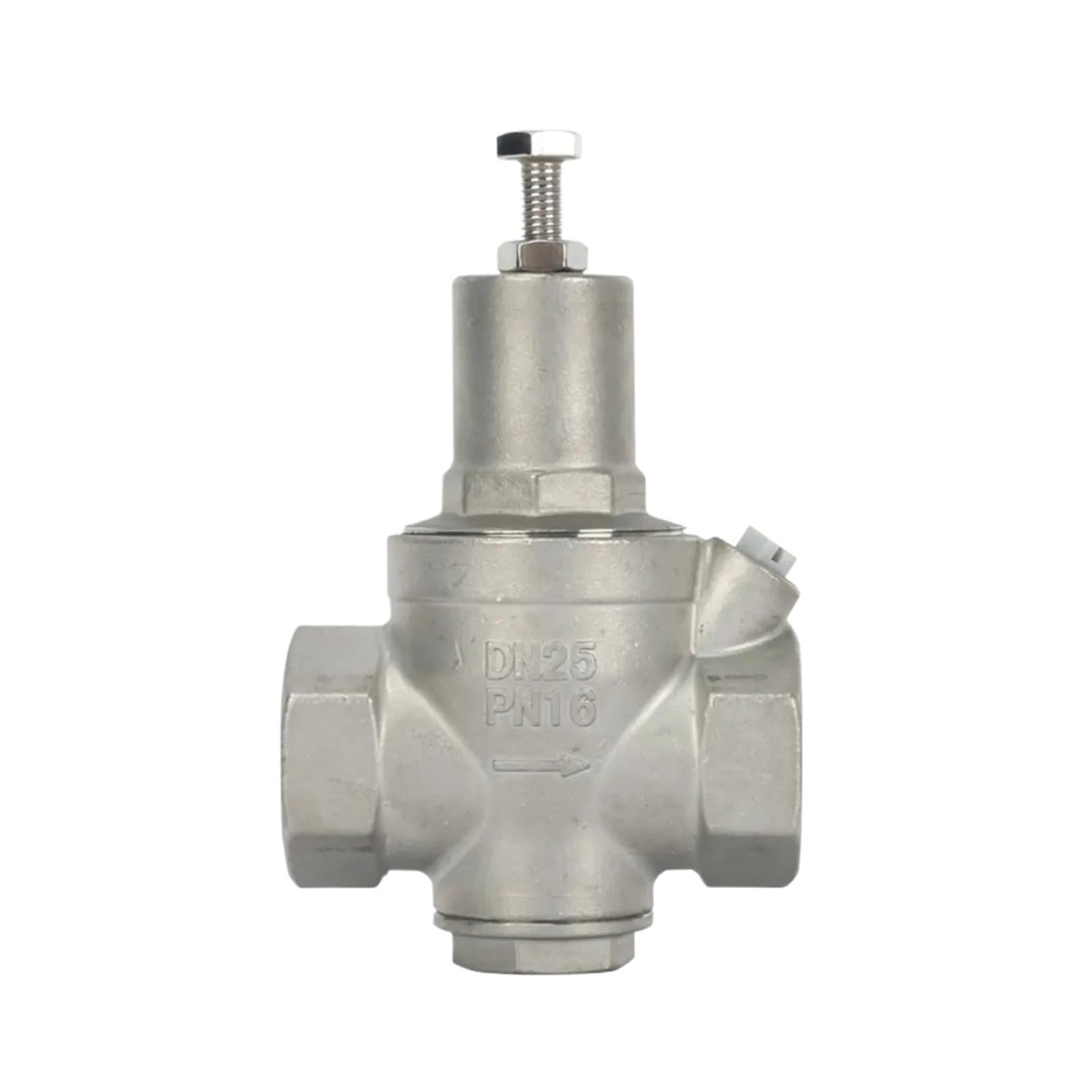 Réducteur réglable 304 en acier inoxydable pour réguler la pression hydraulique DN20