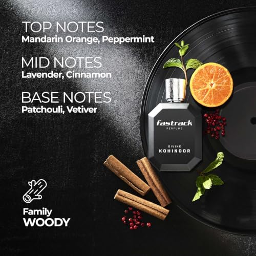 Image of Fastrack X DIVINE Kohinoor |Perfume for Unisex | 100 ml EDP |Long lasting Smell | Woody scent for Unisex | Best gift for Men & Women | Celeb Perfume