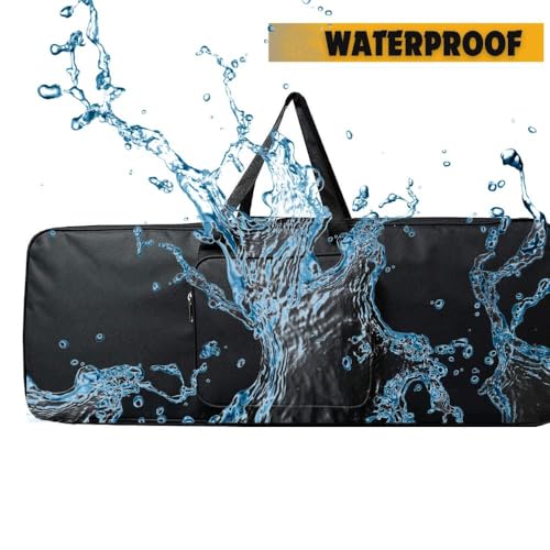 Image of IMAGINEA 61 Keys Electric Piano Keyboard Bag | 38-Inch Waterproof Padded Bag with Shoulder Strap and Storage Pocket | Compatible with PSR-F52, F51, E263 & Casio CTK 2550, CTK 3500, CT-S200, CT-S300