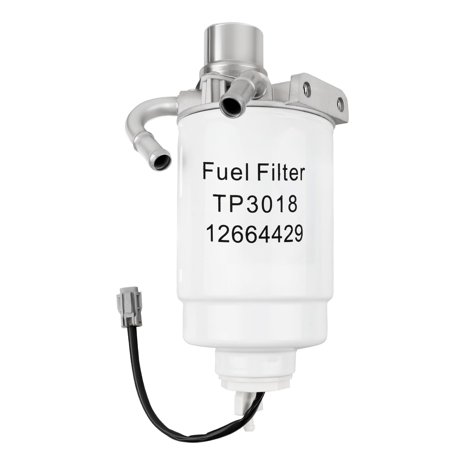 6.6L Duramax Diesel Fuel Filter Housing Compatible with 2011-2016 Chevy Silverado & GMC Sierra 2500 3500 HD Engine Replaces #12664429 TP3018