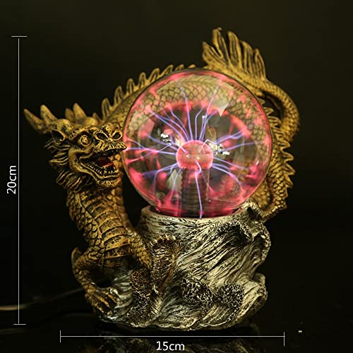 Lampada a Sfera Plasma Ball Light Sound Touch Sensitive Ion Sphere Lamp Magic Crystal Ball Lightning Carnival Atmosphere Natale