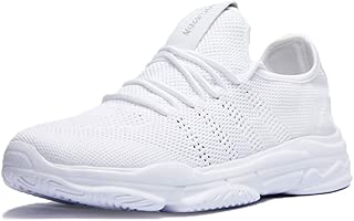 STEELEMENT. Men's Walking Shoes Flyknit Running Shoes Casual Athletic Shoes Lightweight Breathable Fashion Sneakers