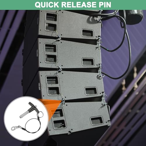 M METERXITY T-Griff-Sperrstift, 5/16 [8mm] Durchmesser, 25/32 [20mm] Verwendungslänge Druckknopf-Schnellverschluss-Stifte mit Lanyard-Kabel [304 Edelstahl]