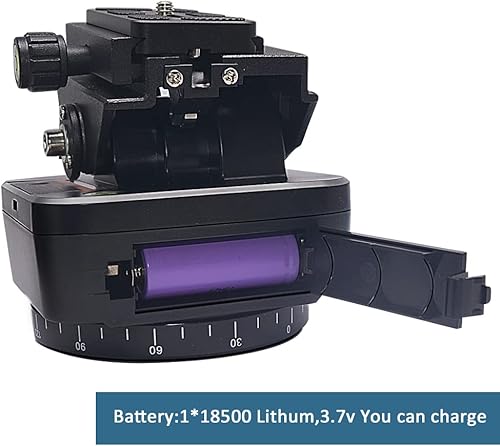 Miniatura 8 de Mcoplus YT-1000 Cabezal panorámico con control remoto, cabezal panorámico giratorio motorizado automático para teléfonos inteligentescámaras réflex