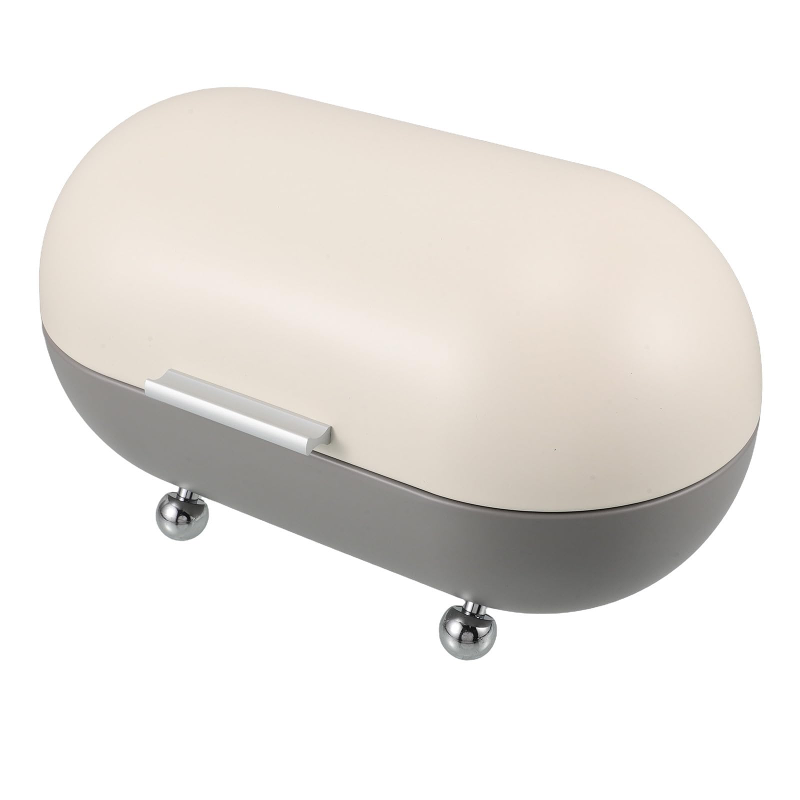 Gadpiparty Caja de Almacenamiento Retro para Encimera, Metal, Hogar