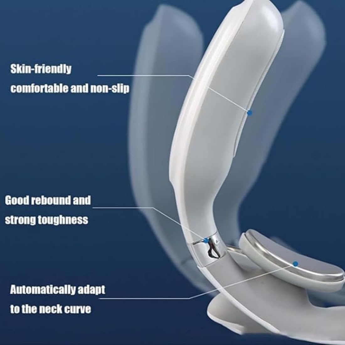 Aurenova Sereni Stim Zervikales Neuromodulationsgerät, Nackenmassagegerät für Nackenschmerzen, Sereni Stim Nacken, schnurloses Design und einstellbare Modi, löst tiefe Muskelverspannungen hinter