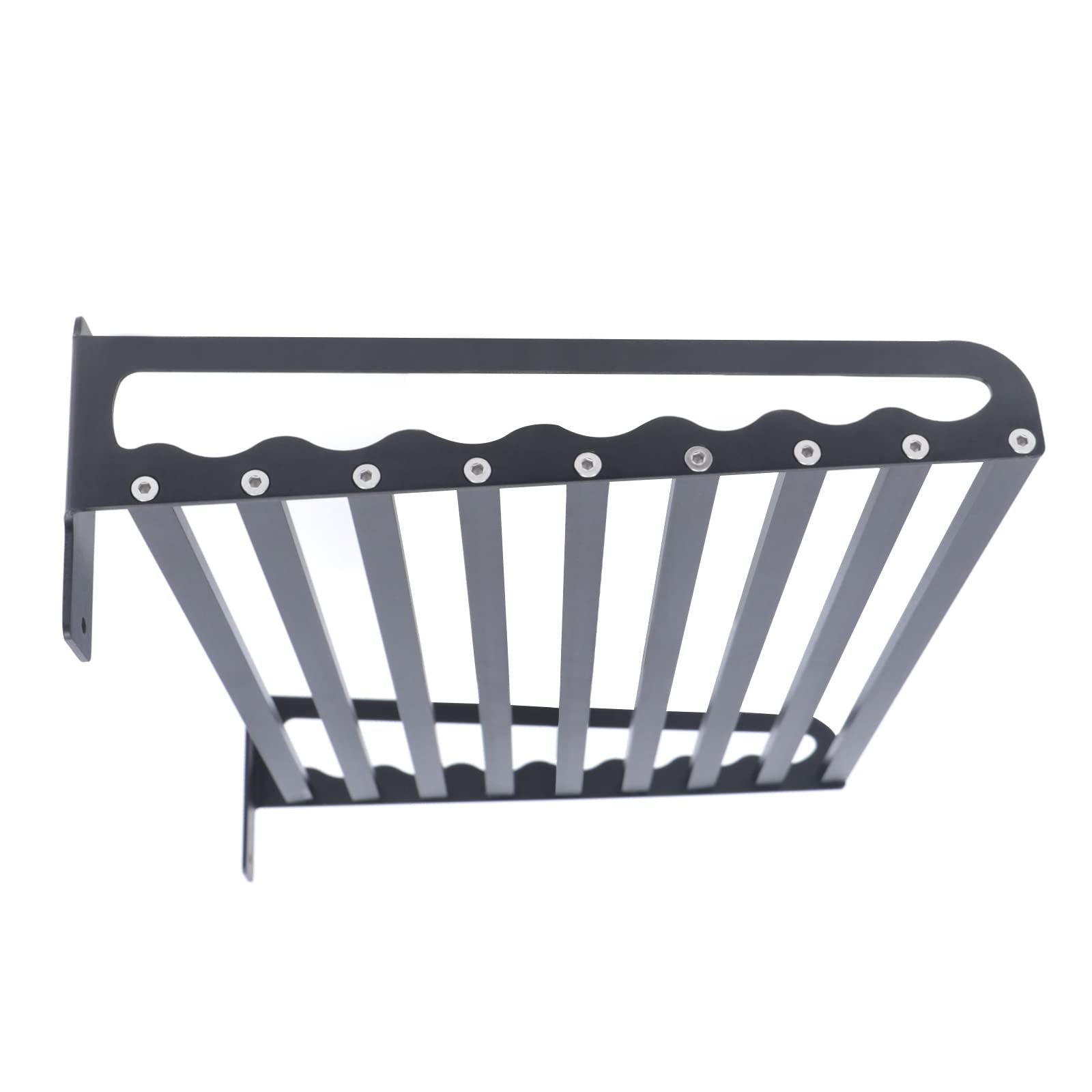 Soporte de aluminio negro para microondas, estante de pared, soporte para especias, soporte para microondas, soporte para microondas montado en la pared, estantes de cocina, estante