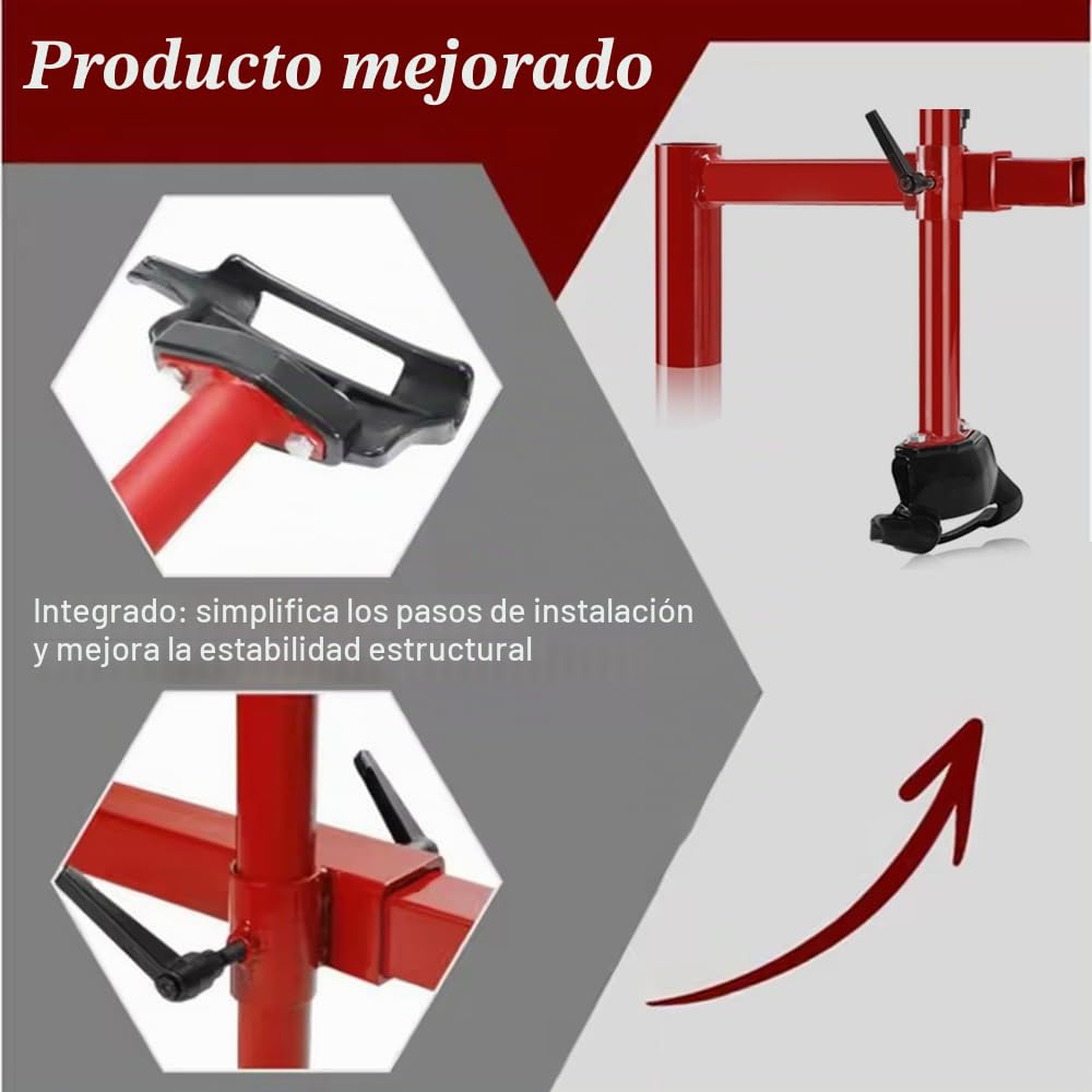 Desmontadora De Neumáticos Manual Ajustable,Kit Adaptador de Cabeza de Cambiador de Neumáticos Manual,Kit de Adaptador de Cabeza de Pato Manual del Cambiador de Neumáticos,para Neumáticos 16 A 21