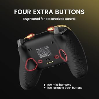 GameSir G7 Pro Wired Controller for Xbox Series X|S, Xbox One, Wireless Gamepad for PC&Android with TMR Sticks, Hall Effect Analog Triggers, 1000Hz Polling Rate, 3.5mm Audio Jack - Golden