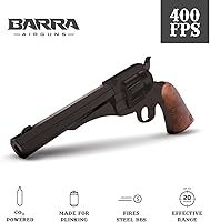 Vista 2 de Kit de pistola de CO2 negro 1858 con 2 cartuchos de CO2 250 BBS (1858s)