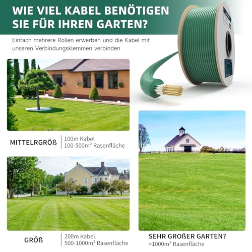 Begrenzungskabel Hausprofi 100M für Mähroboter