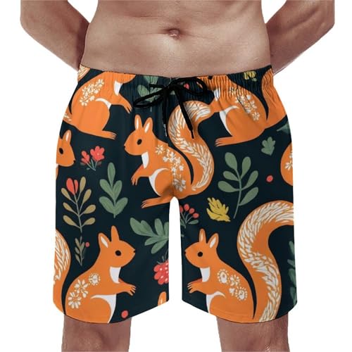 Casual Quick Dry Elastic Waist Swimwear Casual Board Shorts with Drawstring Summer Quick Dry Board Shorts4