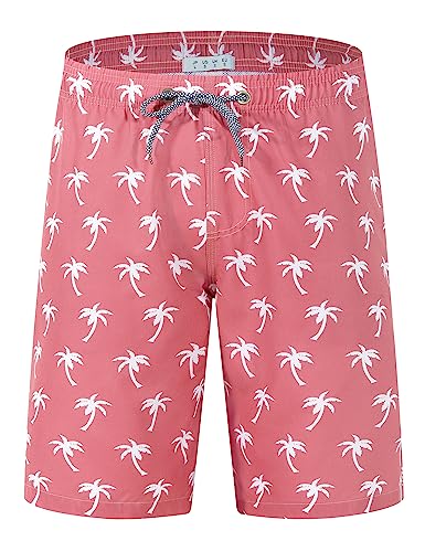 Image of BOJIN Mens Swim Trunks 9 inch Quick Dry Stretch Swim Shorts Mesh Lining Bathing Suits Swimwear Beach Shorts with Pockets