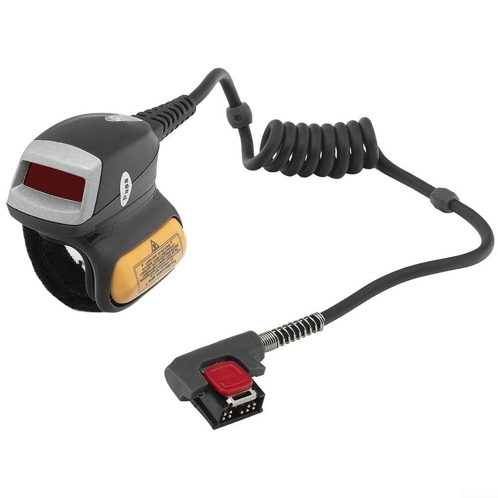Scanner di codici a barre RS419 della cinghia del dito per i terminali del simbolo WT4090 WT41N0 Lettore di codici a barre 1D Dispositivo indossabile Protezione industriale Dati in tempo reale Modello