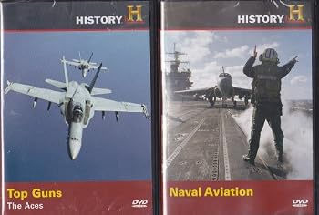 DVD Naval Aviation Weapons of War , Top Guns The Aces : History Channel Navy 2 Pack Book