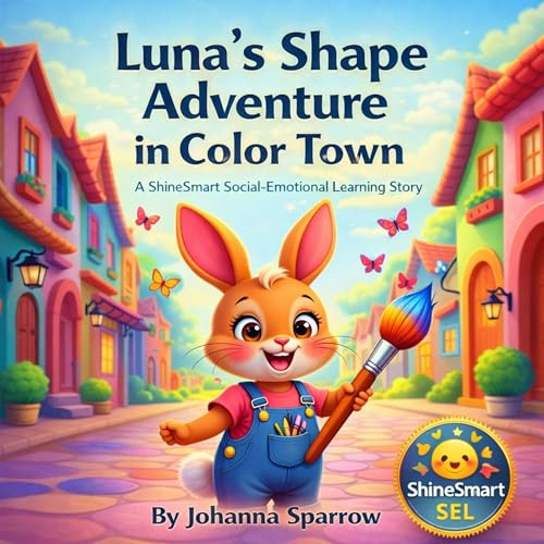 『Luna's Shape Adventure in Color Town』のカバーアート