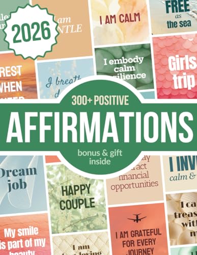 Positive Affirmations: 300+ Inspirational Clip Art Images for Wom...