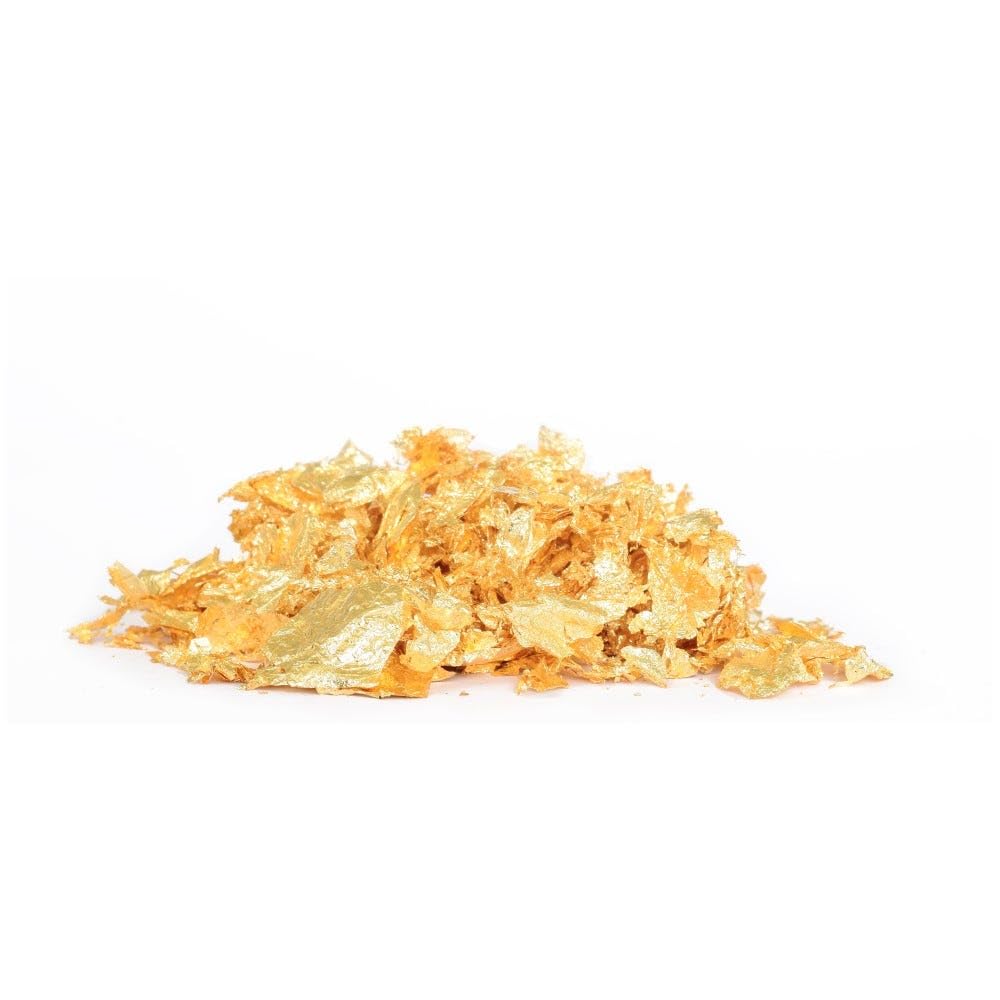 Edible Gold Leaf Sheets NOE800 by Cacao Noel - 3.75