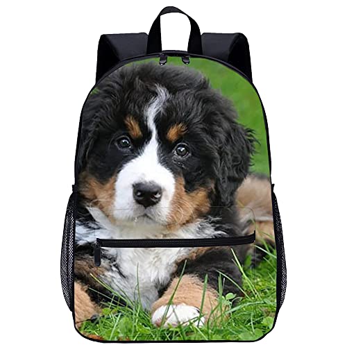 Sac à dos d'école chien animal imprimé 3D grand sac de voyage scolaire enfants et adultes