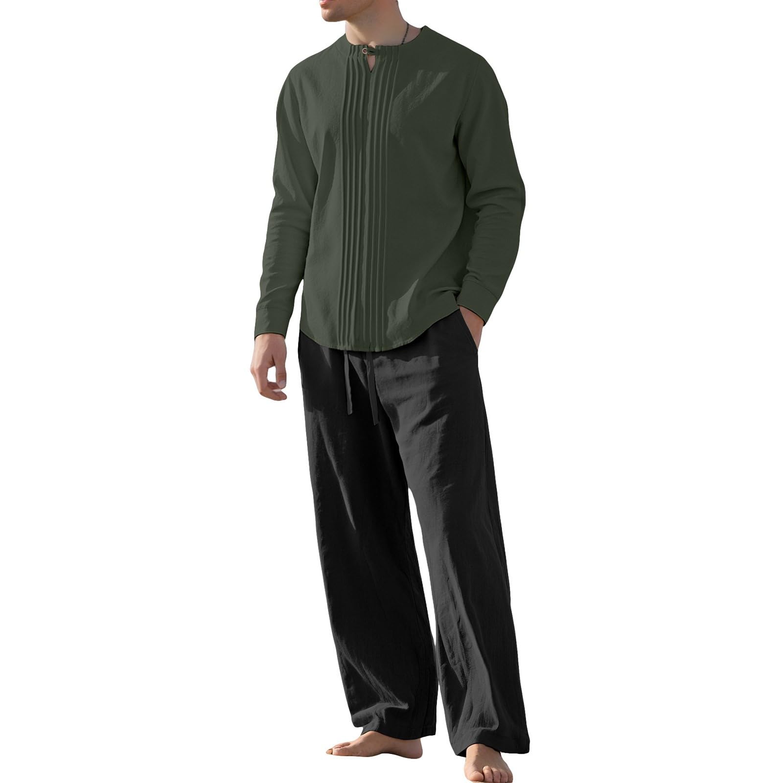 Chemise Legere Homme Chemise Sport Homme Été Top Manches Longues