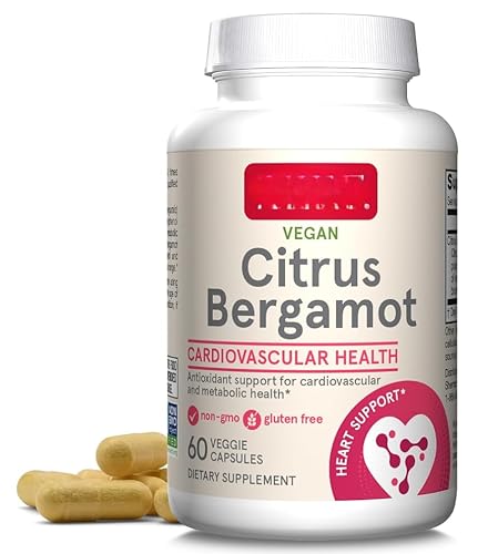 Citrus Bergamot 500mg, Pure Extract for Daily Balance, 60 Capsules