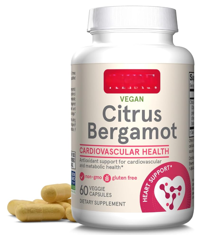 Bergamote complément alimentaire fatigue et cholestérol 500 mg 60 gélules végétales