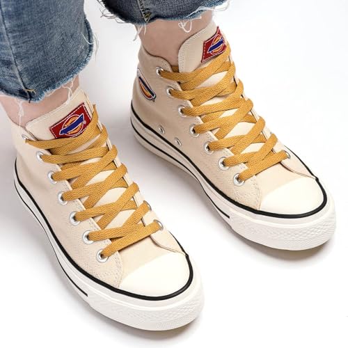 Image of Stepace [2 Pairs Flat Shoe Laces for Sneakers 30 inch-72 inch Length 26 Color Shoelaces