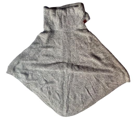 Root grey knit poncho-image-49