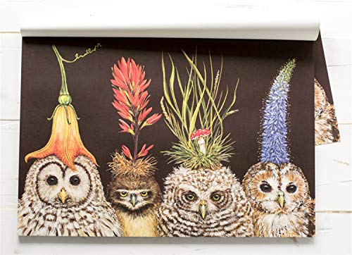 Baby Owls Paper Placemat 24 Sheets Vicki Sawyer American Made #TOP8