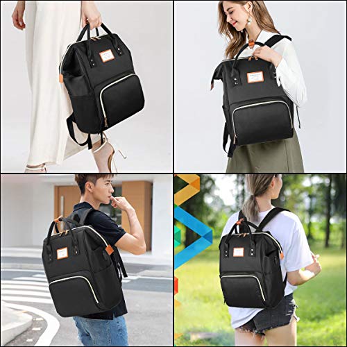 SOWAOVUT Laptop Backpack 15 Inch Casual Daypack Water Resistant Business Travel School Backpack for Women Student