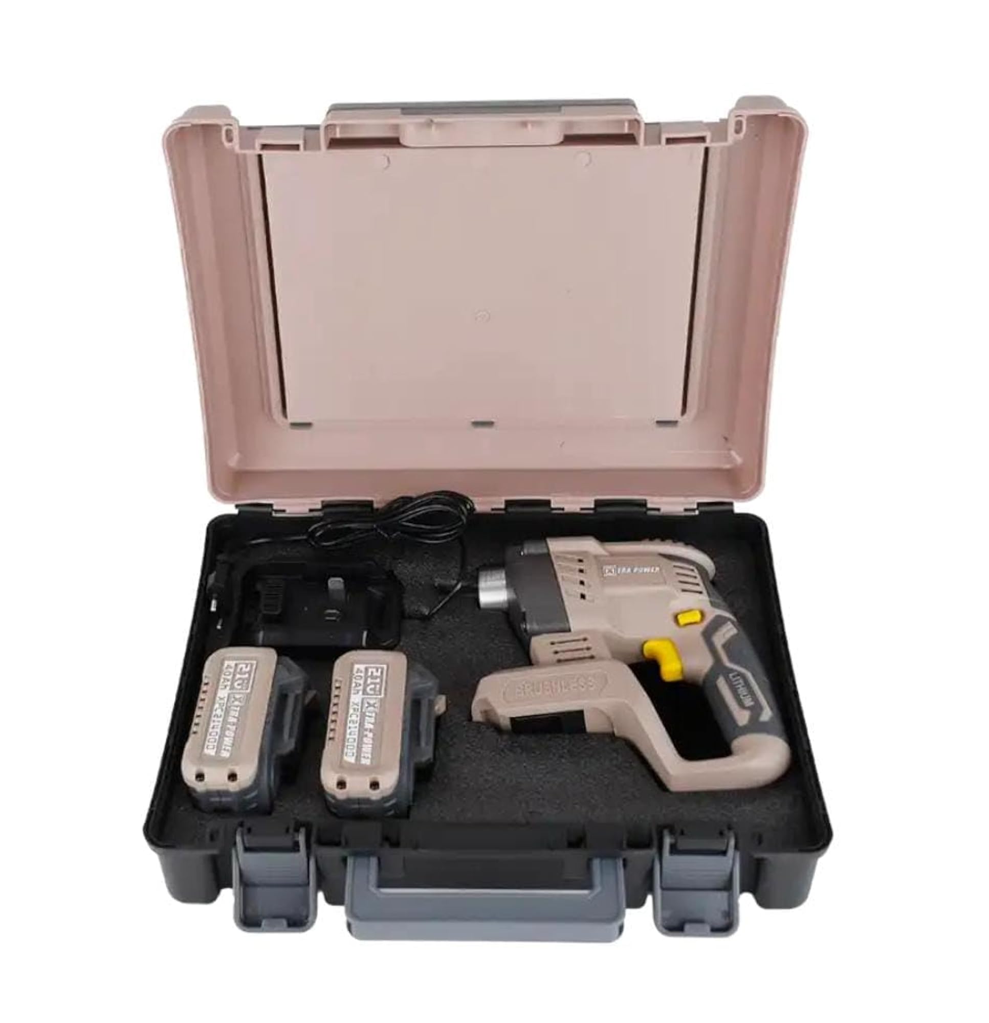 Cordless Concrete Vibrator, 21V Li-Ion, 3200 RPM