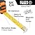 Klein Tools 9375 Tape Measure, Heavy-Duty Measuring Tape with 7.5 m Metric Double-Hook Double-Sided Nylon Reinforced Blade, Metal Belt Clip