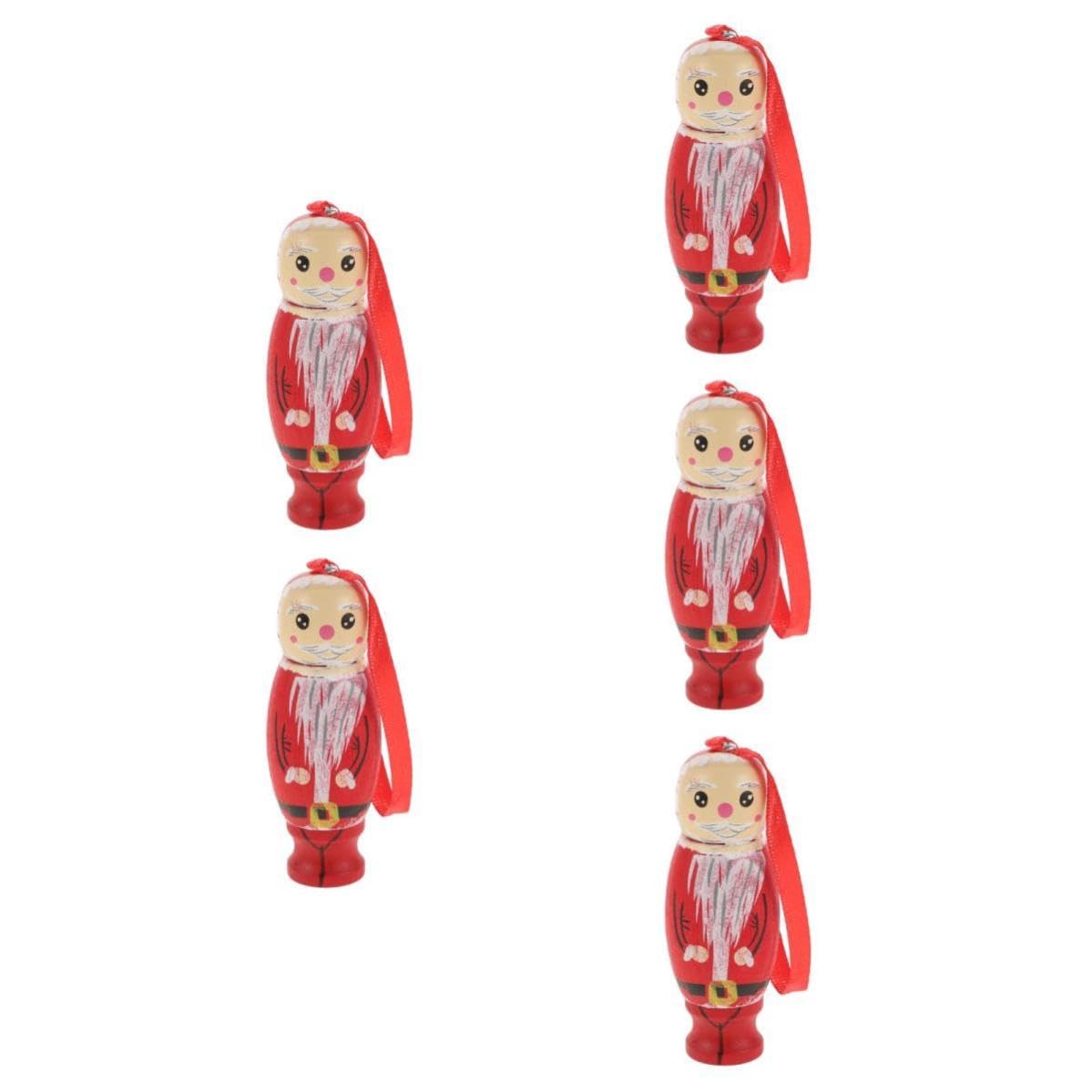 Toyvian 5 Stück Weihnachtsmann Hängeornament für Zuhause und Restaurant