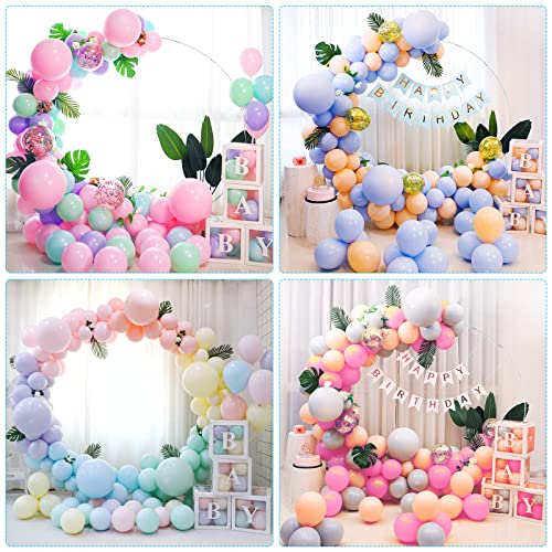 Round Backdrop Stand, 6.7Ft Circle Balloon Arch Kit Arch Frame Party Backdrop Decoration Tool For Wedding Birthday Baby Shower Halloween Christmas Party #TOP6