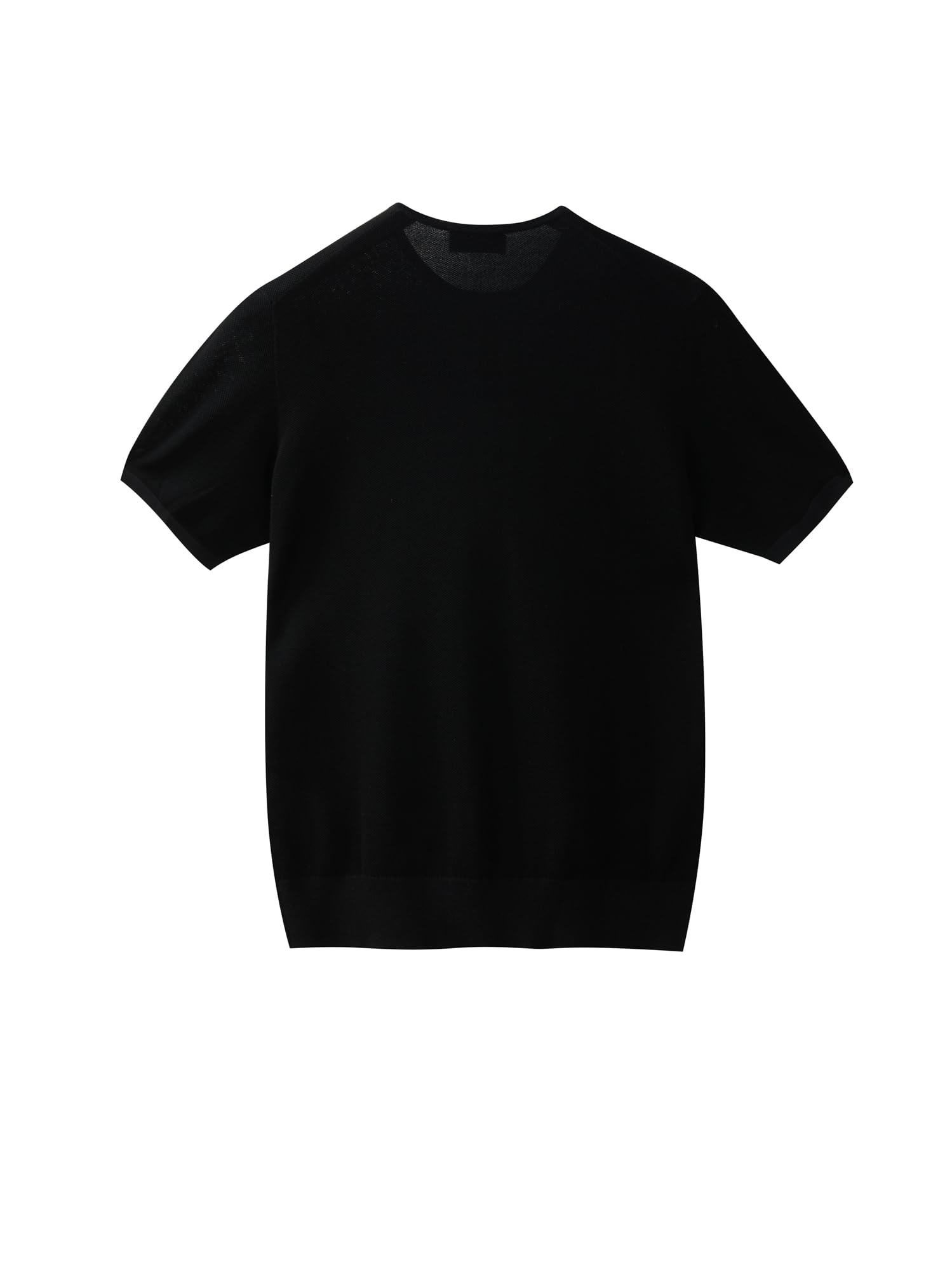 Diana Studio - T-Shirt con microstruttura in 100% Cotone crêpe, Uomo, Maniche Corte, Casual Fit