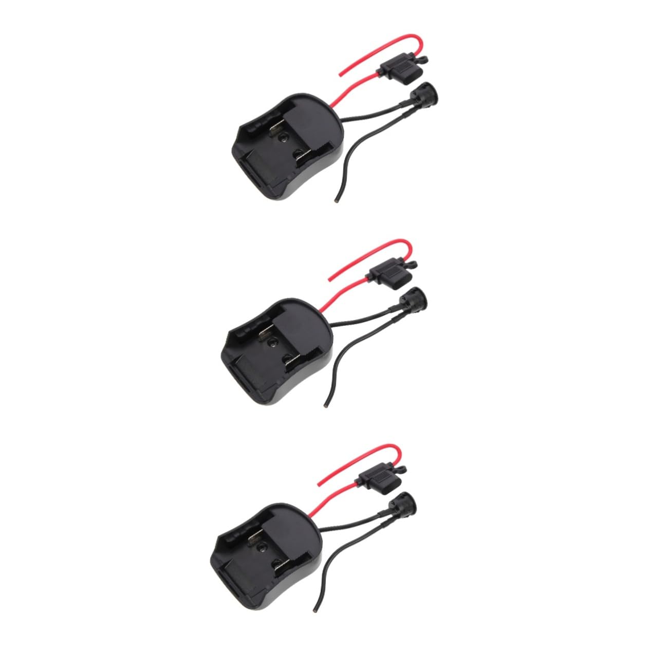 Gadpiparty 3 Piezas Adaptador de batería convertidor de batería convertidor electrico Recargables bateria Recargable Adaptador de Corriente Conector de alimentación para Coche RC AbS