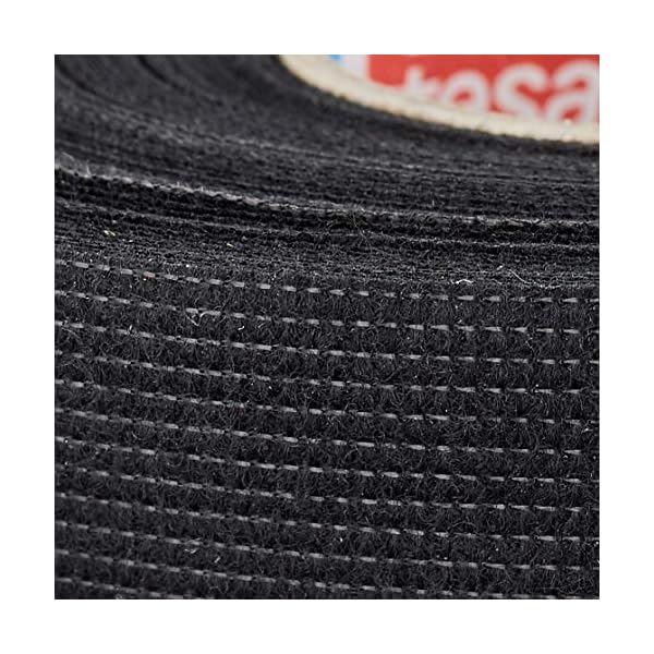 TESA Gewebeband PET-Vlies 51608 Isolierband für Kabelbäume Baumwolle Klebeband (19mm x 25m), 25 m & Isolierband 25m KFZ… – Bild 8
