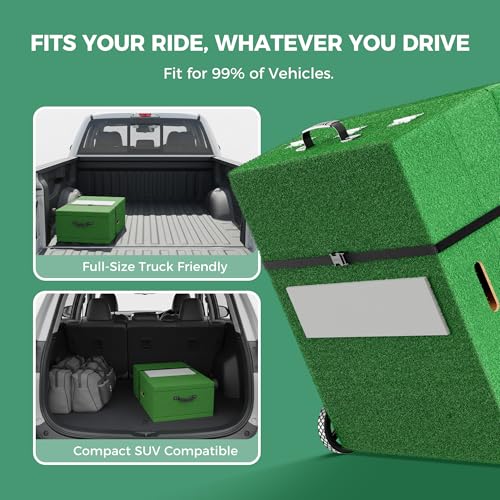 HFPFTS Foldable Pitching Mound - 6\" Portable Pitchers Mound with Professional Pitching Rubber and Wheels - for Baseball and Softball Training, Ideal for All Ages, Indoor/Outdoor Training