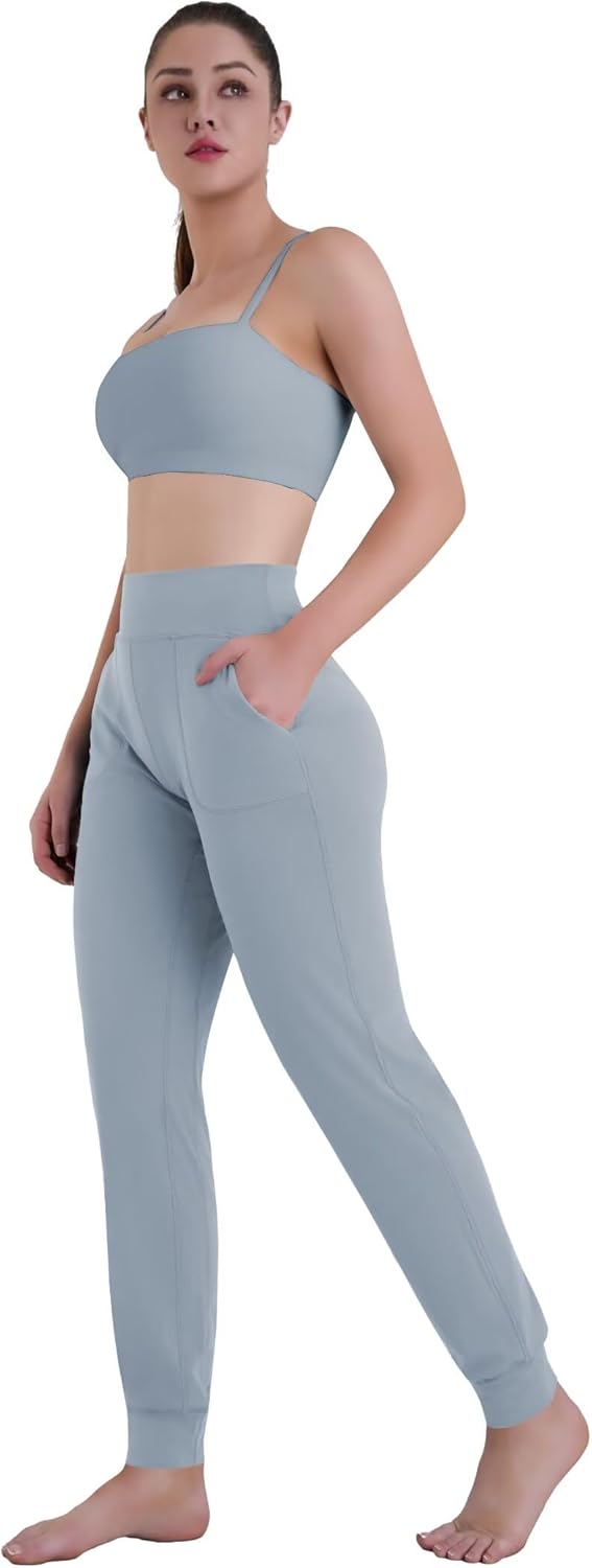 Sunzel Lightweight Soft Joggers for Women with Pockets, High Waisted Sweatpants Hiking Yoga Pants for Workout Lounge Running