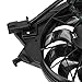Auto Dynasty FO3115143 OE Style Radiator Cooling Fan Assembly Compatible with Ford Focus DOHC SOHC with A/C 00-02