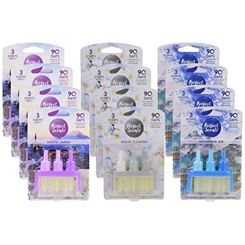 Perfect Scents 12 x 3 Scents Refill Air Freshener - Compatible with 3volution Cover