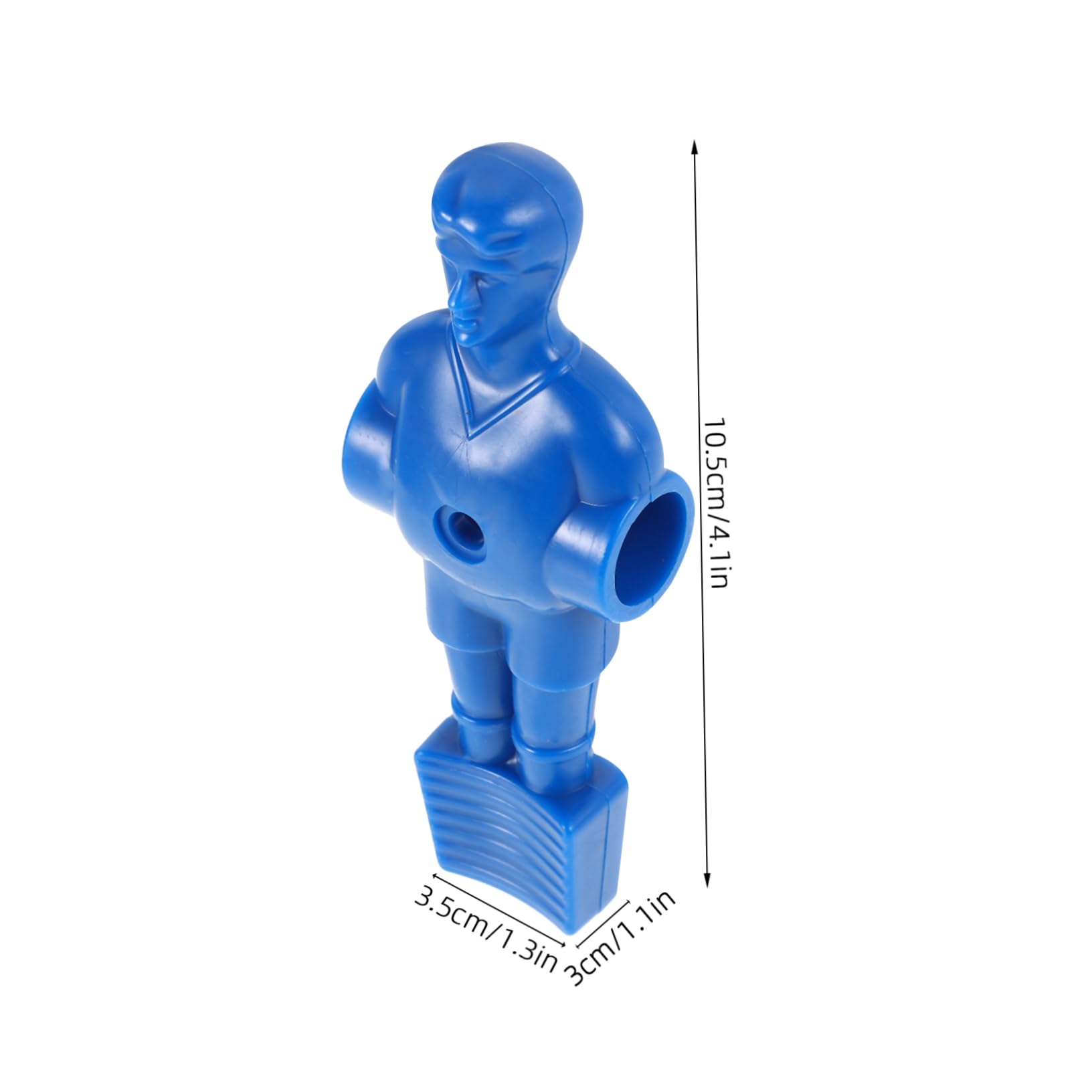 CORHAD Enhance Your Foosball 4pcs Mini Soccer Player Statues Robust Construction Interchangeable Arms