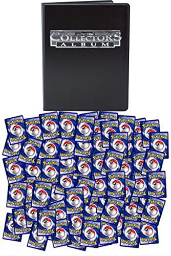 Preisvergleich Produktbild Pokémon 100 gemischte Karten + 1 Sammelalbum A4