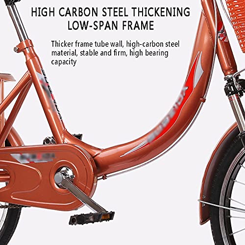 ZJZ Drie wielen fiets 20 inch dubbele ketting volwassen driewieler vrachtmand 3-wiel fiets trike voor recreatie winkelen… - Afbeelding 7