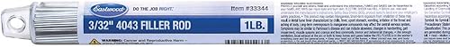 Eastwood 332" 4043 TIG soldadura relleno Rod 1 LB - ER4043-094-01T