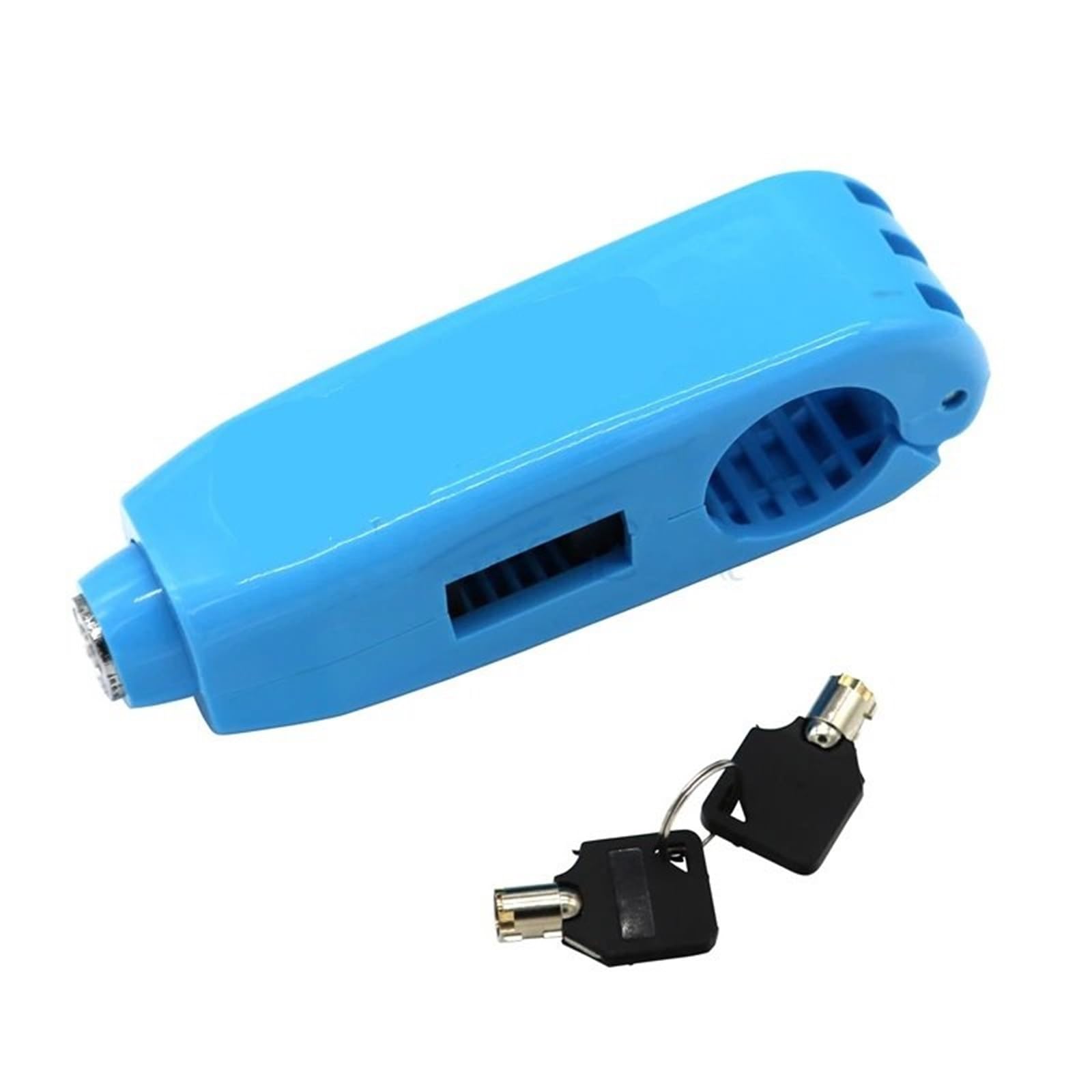 Chain Lock Universal Motorcycle Lock Scooter Handlebar Safety Brake Throttle Grip Anti Theft Protection Security Locks Motorbike Lock(Blue)