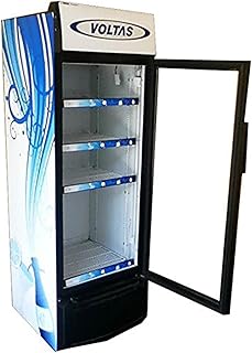 Voltas VC450 Frost Free Visi Cooler Single Door, 450 Liters, Black VC GT 450 SD PE METALLIC GREY