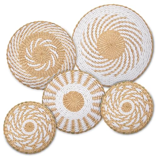 Crafts Central Boho Wall Basket Decor with Included Wall Hooks