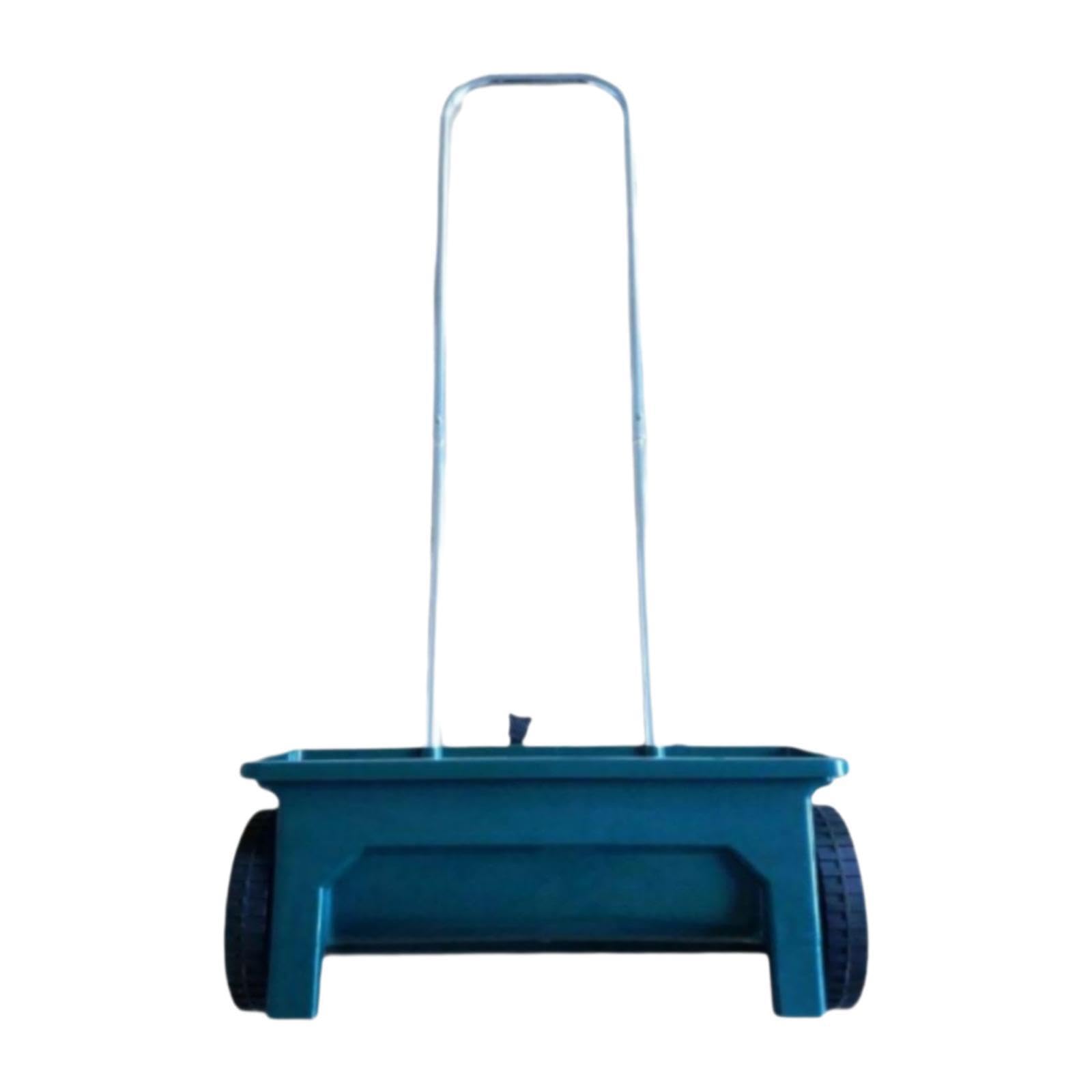 Herramienta para plantar abono de jardín, ligera, eficiente y manual, de 12 l, para el mantenimiento del césped.